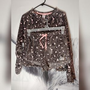 Justice soft and fluffy fleece Jammy set